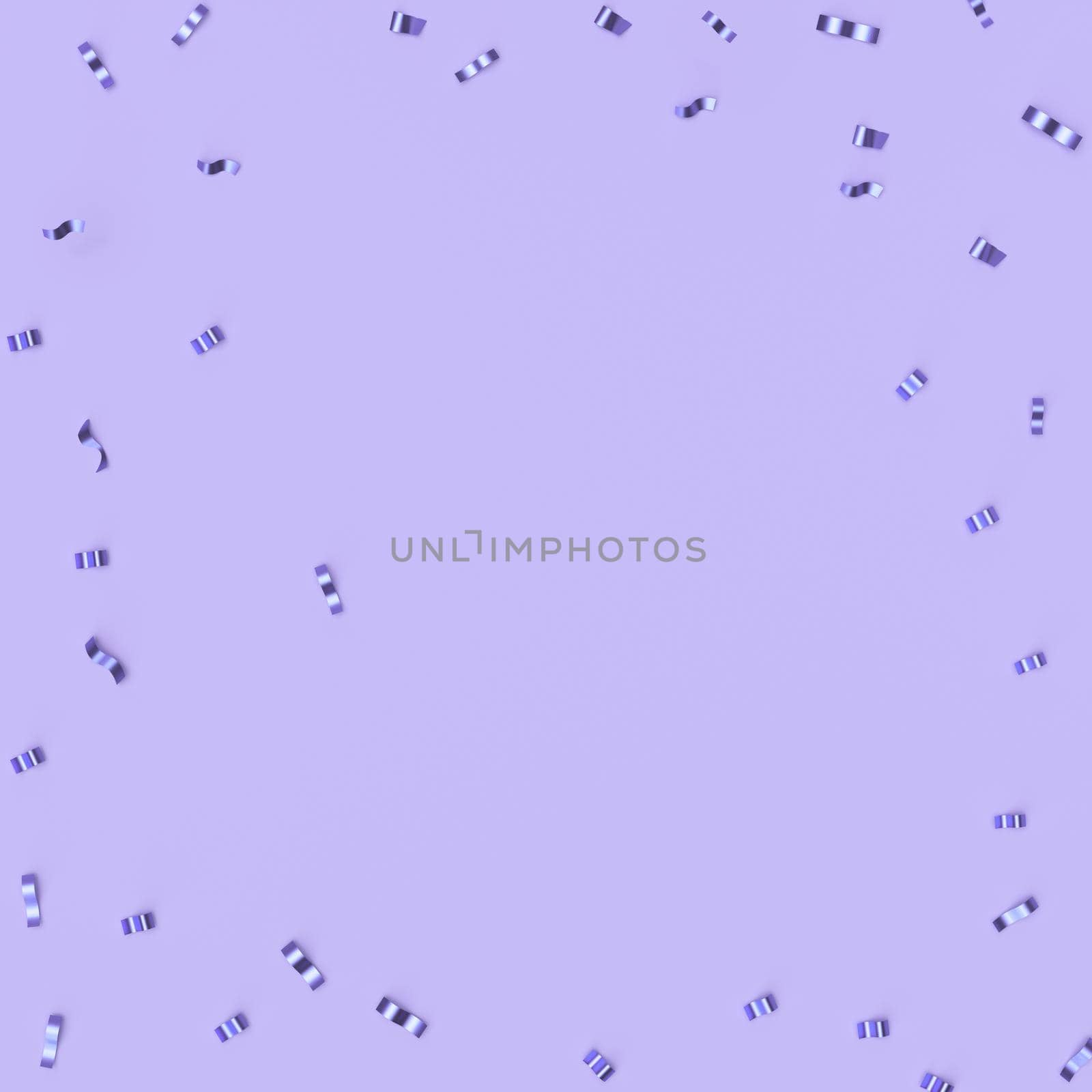 Spurs on a trendy pastel purple background. Festive background with confetti. fashion concept.