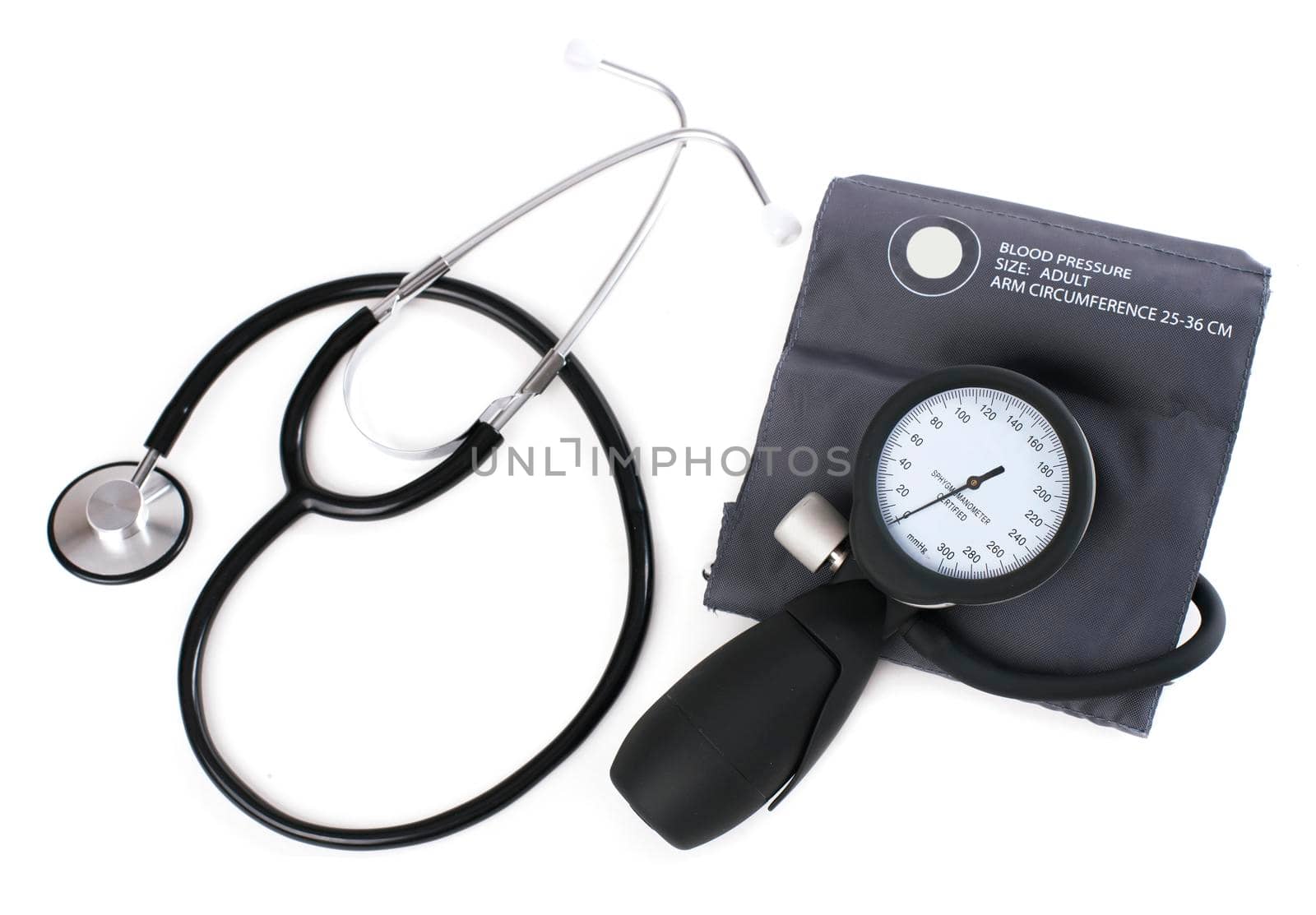 Hypertension digital blood pressure monitor - Tonometer. Stock I by Jyliana