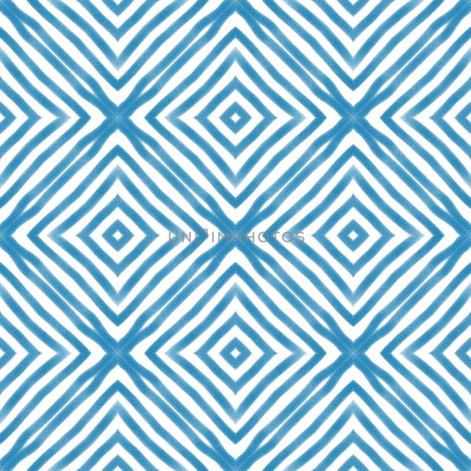 Chevron stripes design. Blue symmetrical by beginagain