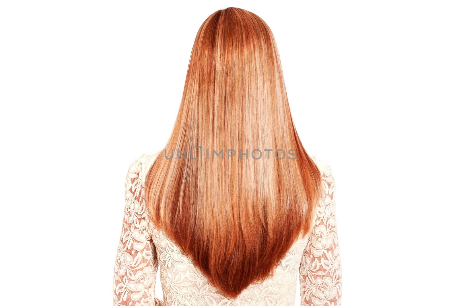 Blonde, redhead, long hair- Stock Image by Jyliana