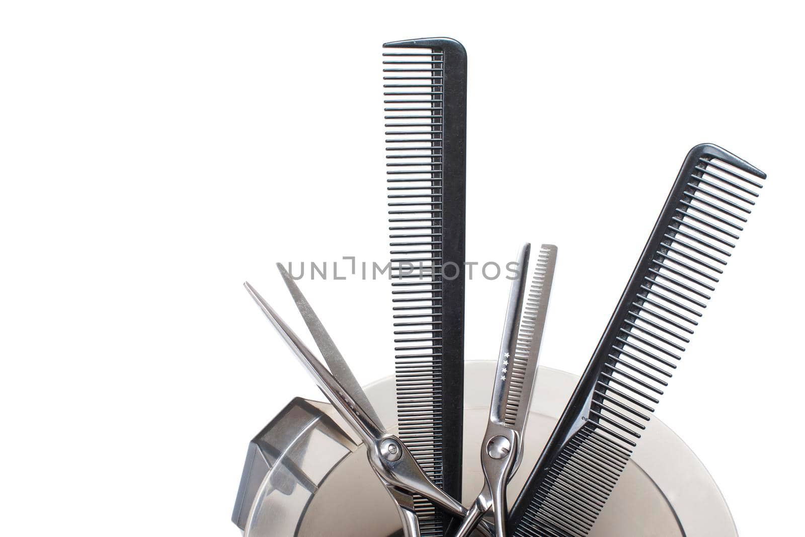 Professional Hairdresser's tools. - Stock Image by Jyliana