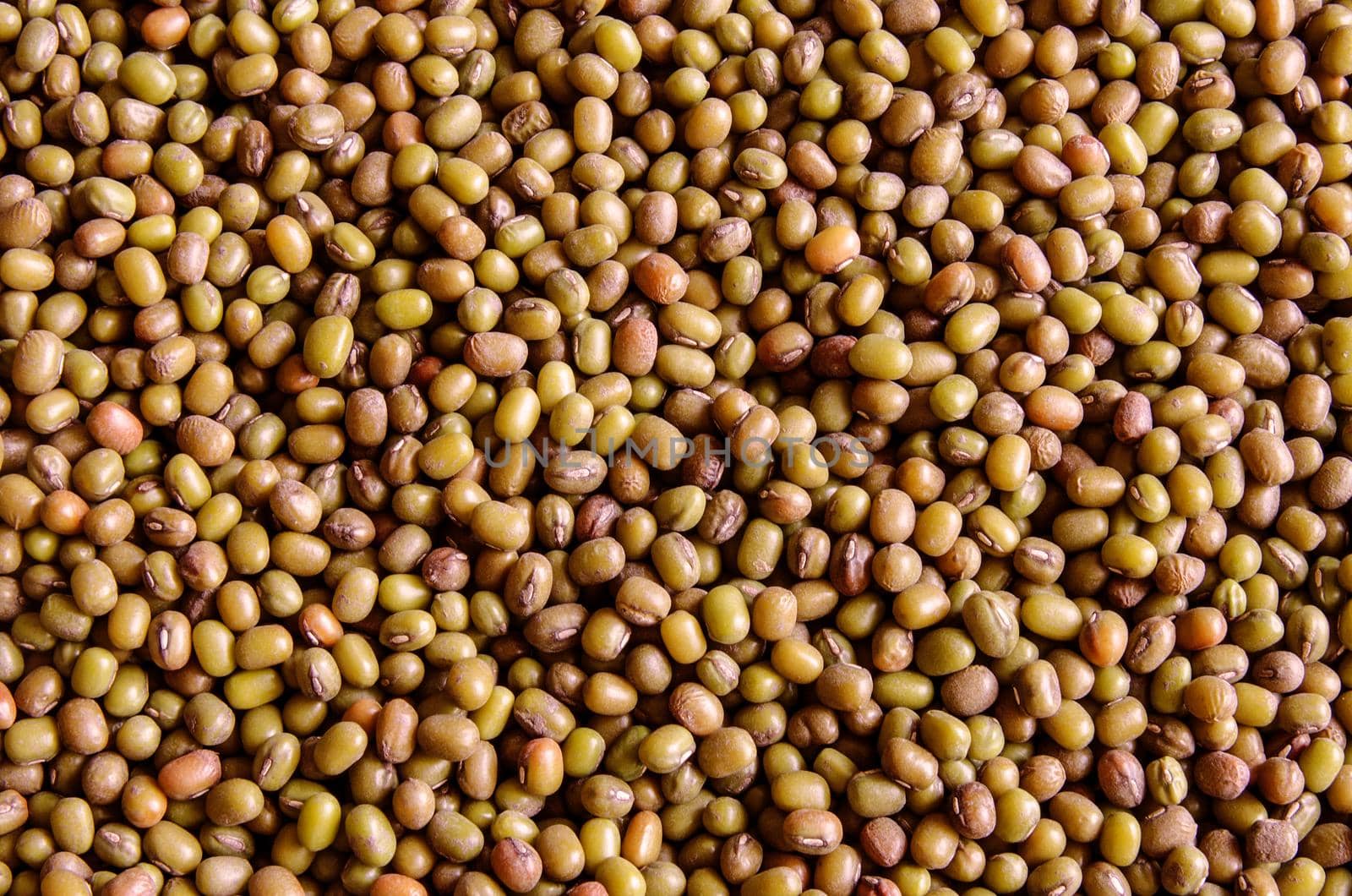 Mixture of dry beans and peas, background