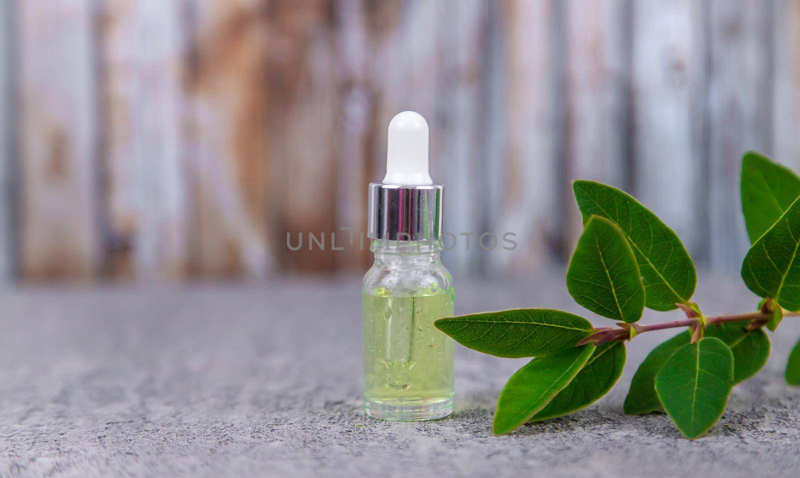 Background spa cosmetics and oils and herbs. Selective focus. by yanadjana