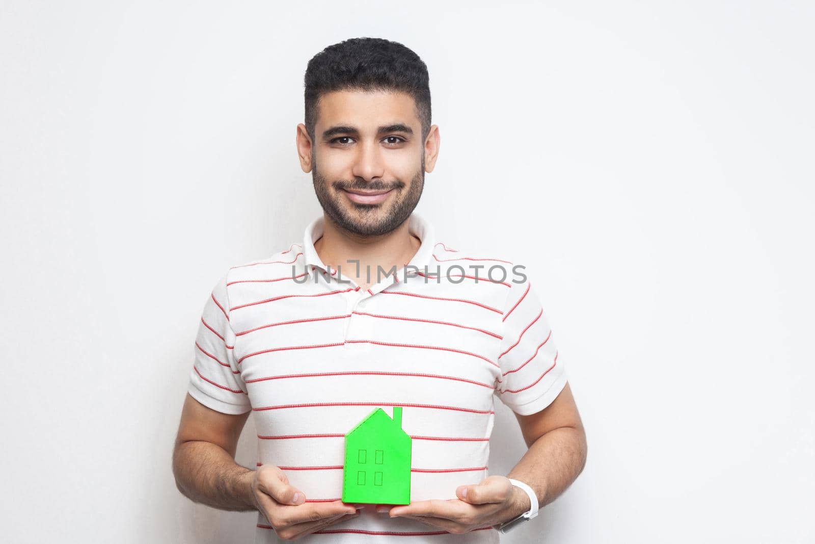 young man with small paper house by Khosro1