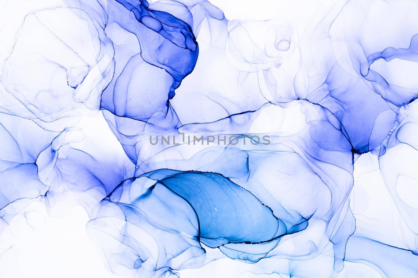 Marble ink abstract art from exquisite original painting for abstract background . Painting was painted on high quality paper texture to create smooth marble background pattern of ombre alcohol ink .