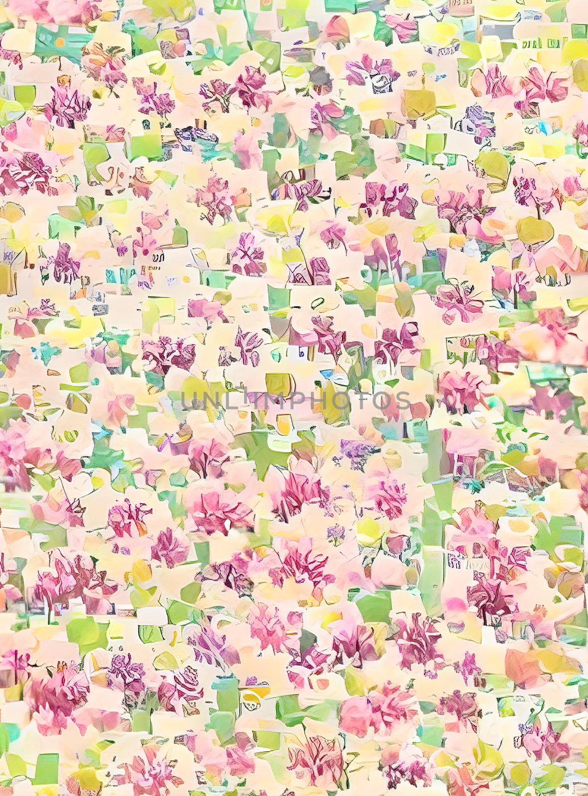 Pastel colors flowers for background by yilmazsavaskandag