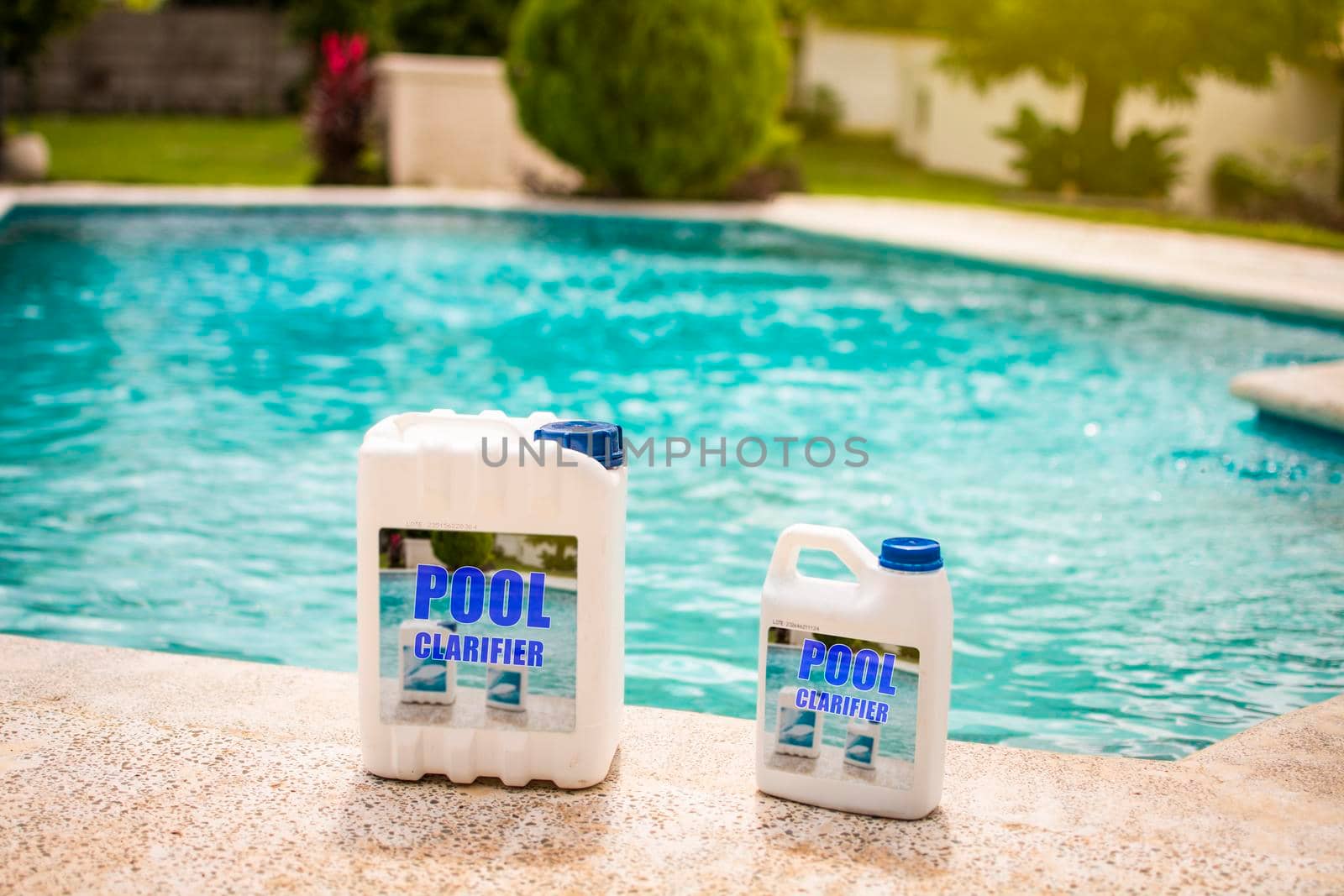 Algaecide clarifier homemade swimming pools, Homemade pool clarifier, Pool cleaning purification tool