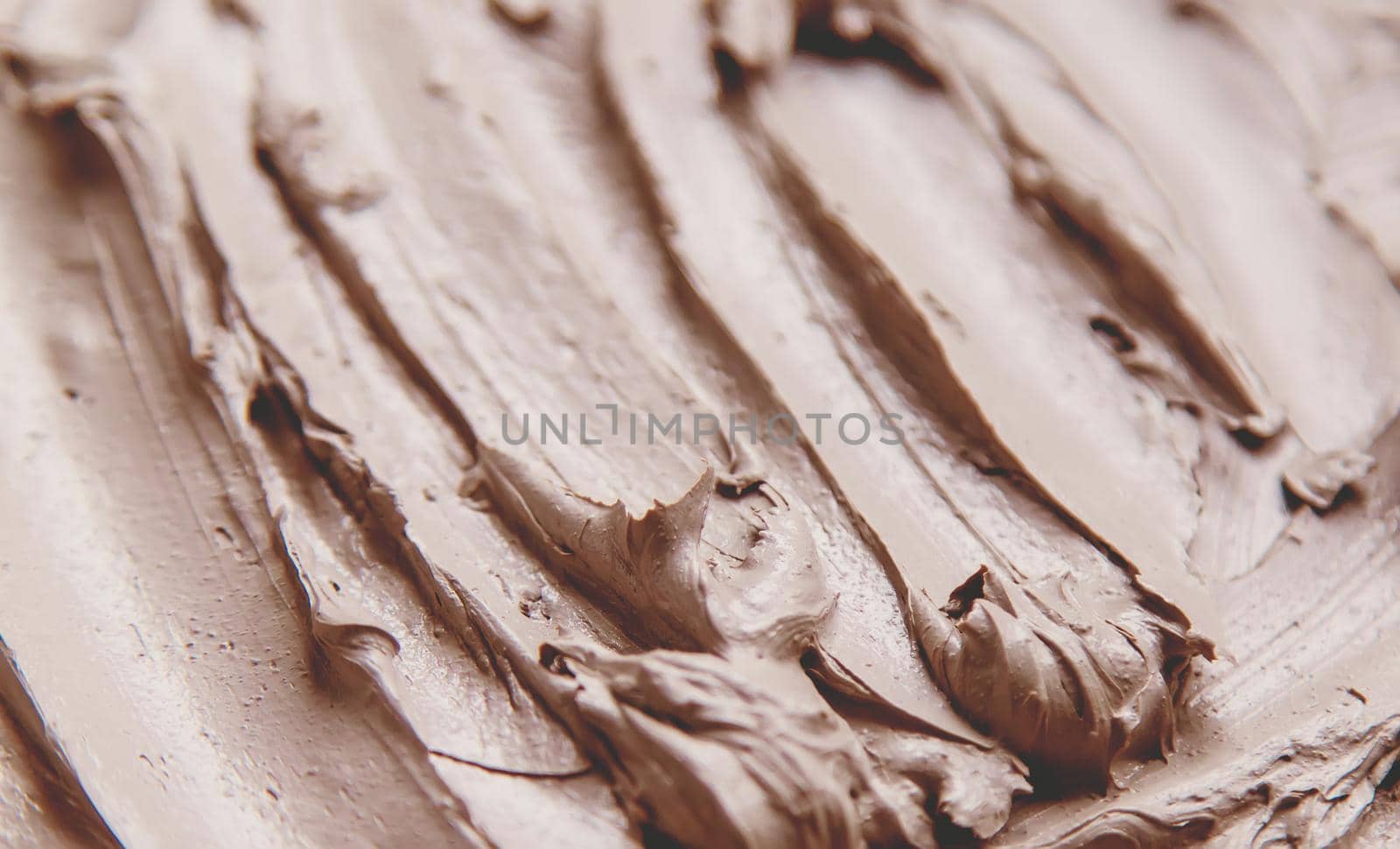 Clay texture spa mask for face and body. Selective focus. by yanadjana