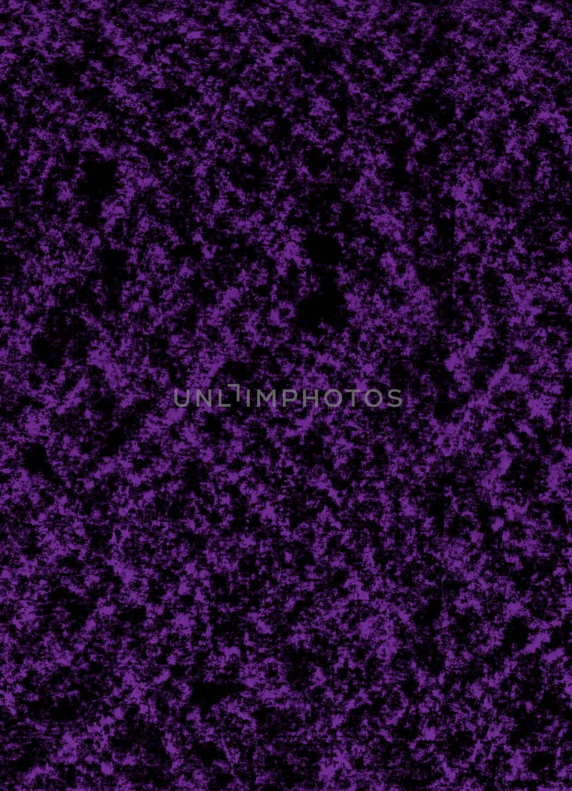 Hand Painted Pastel Black and Violet Abstract Background.