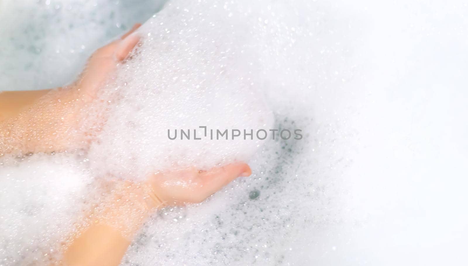 Wash hands thoroughly with soapy water. Selective focus. Hands.