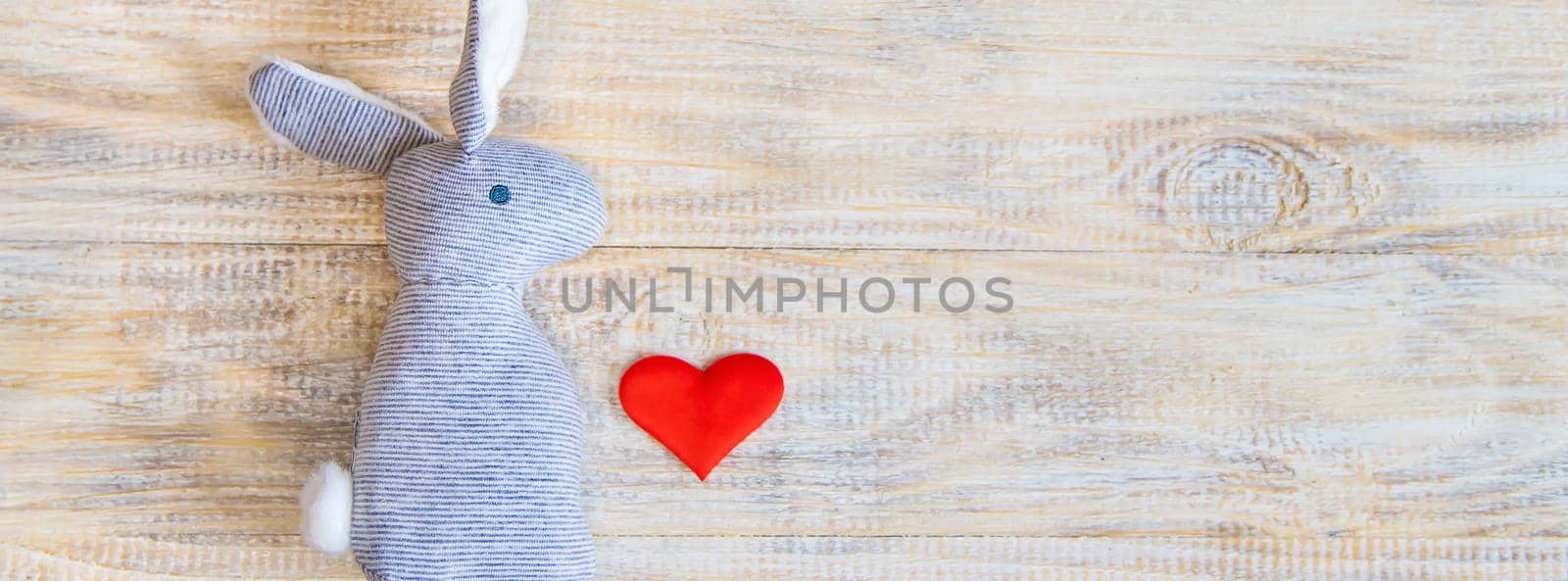 Children's toy and accessories on a light background. Selective focus. nature.