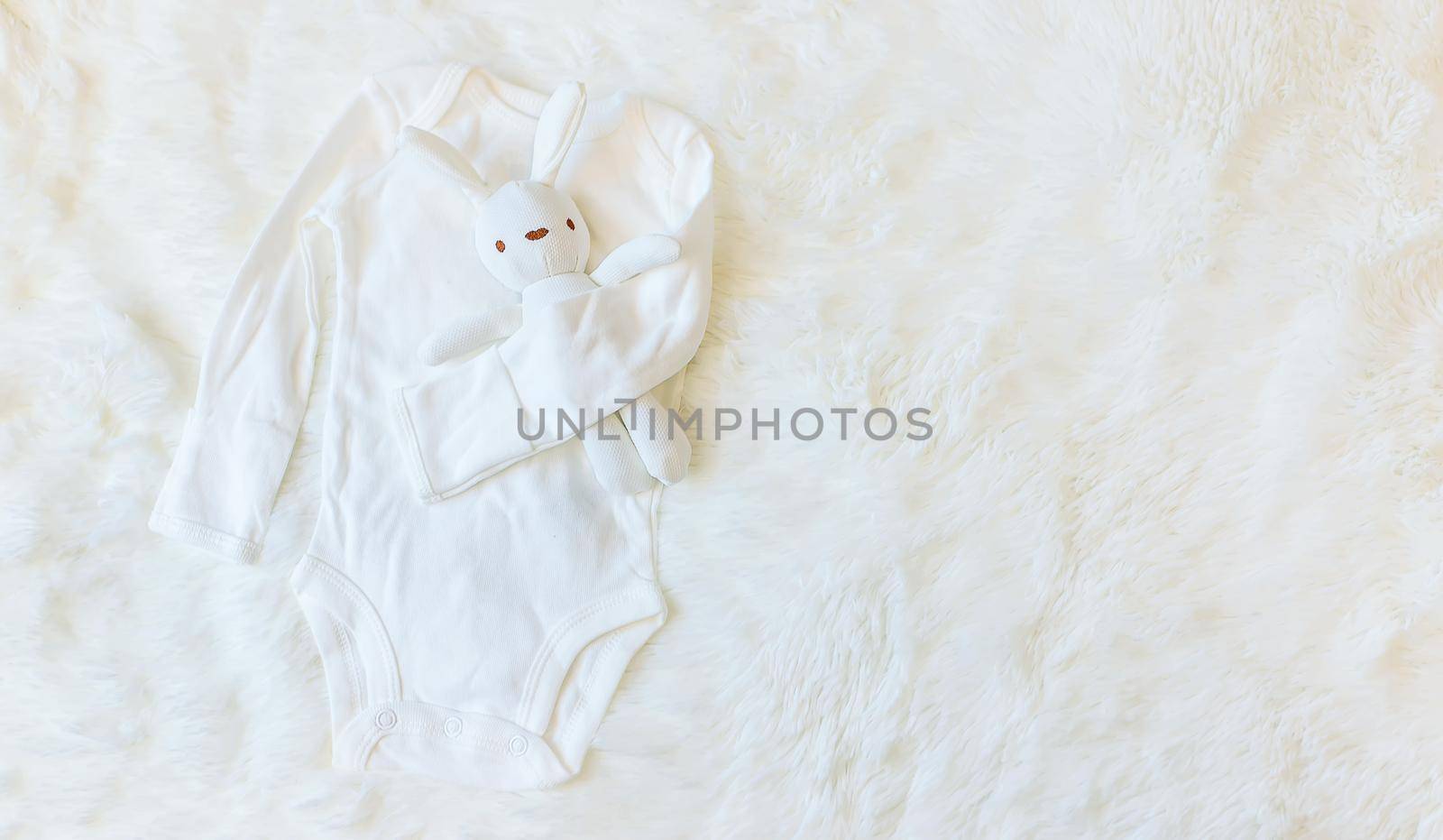 Clothing for young and newborns. Selective focus. nature.