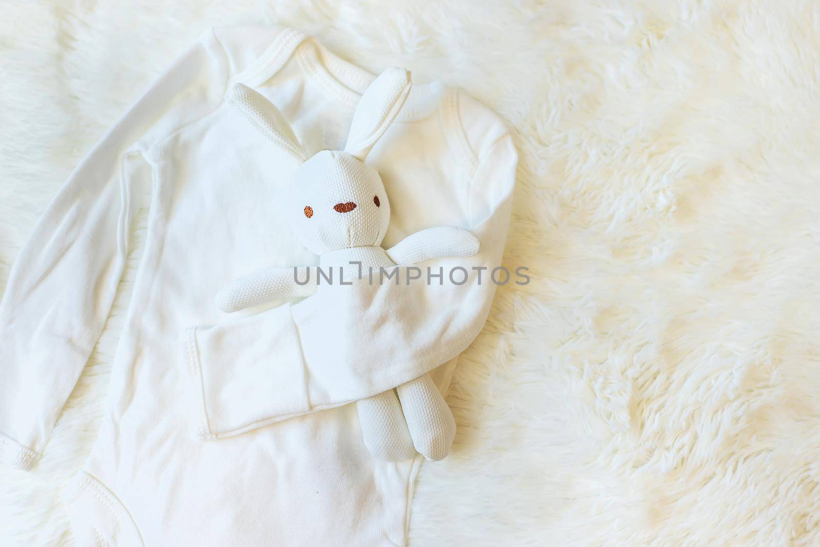 Clothing for young and newborns. Selective focus. nature.