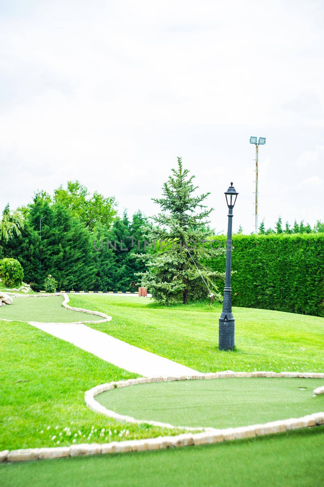 Golf grassland in kakheti, Georgia by Elet