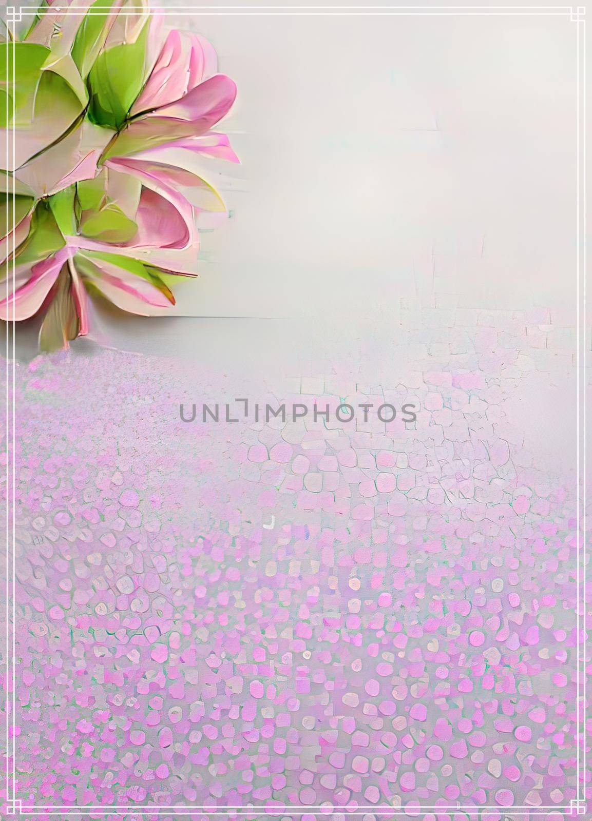 Pastel color background frame pattern for invitation by yilmazsavaskandag