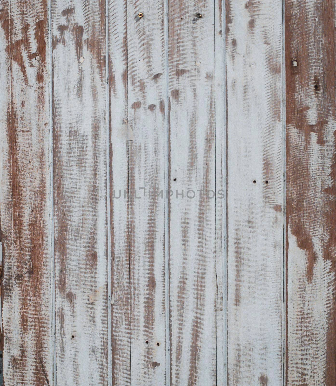 white wooden board background . mock up in vintage shabby chic style by Petrichor