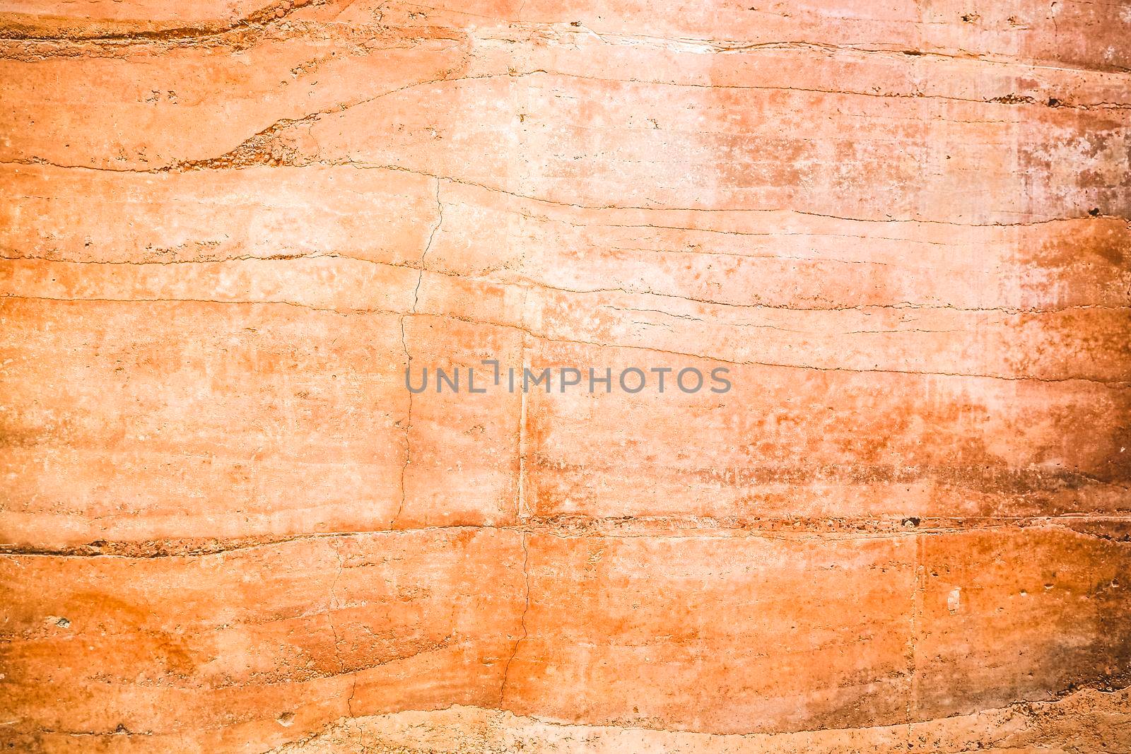 Abstract nature Soil patterned layer of clay soil for the background.