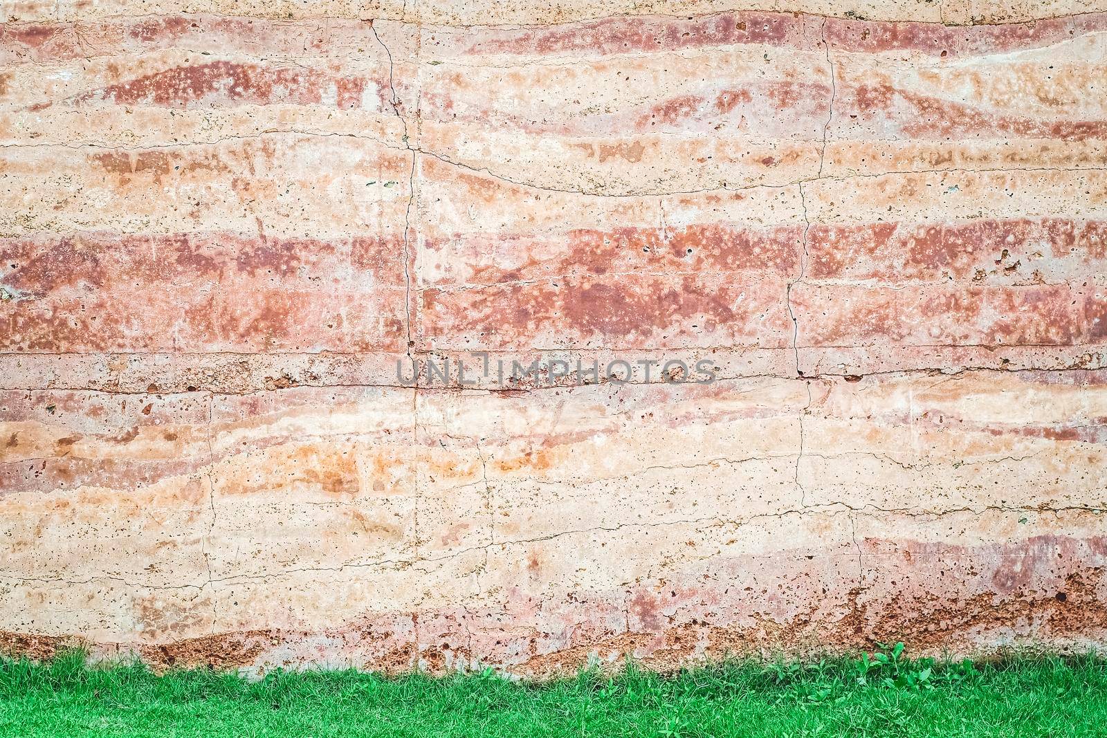 Abstract nature Soil patterned layer of clay soil for the background.