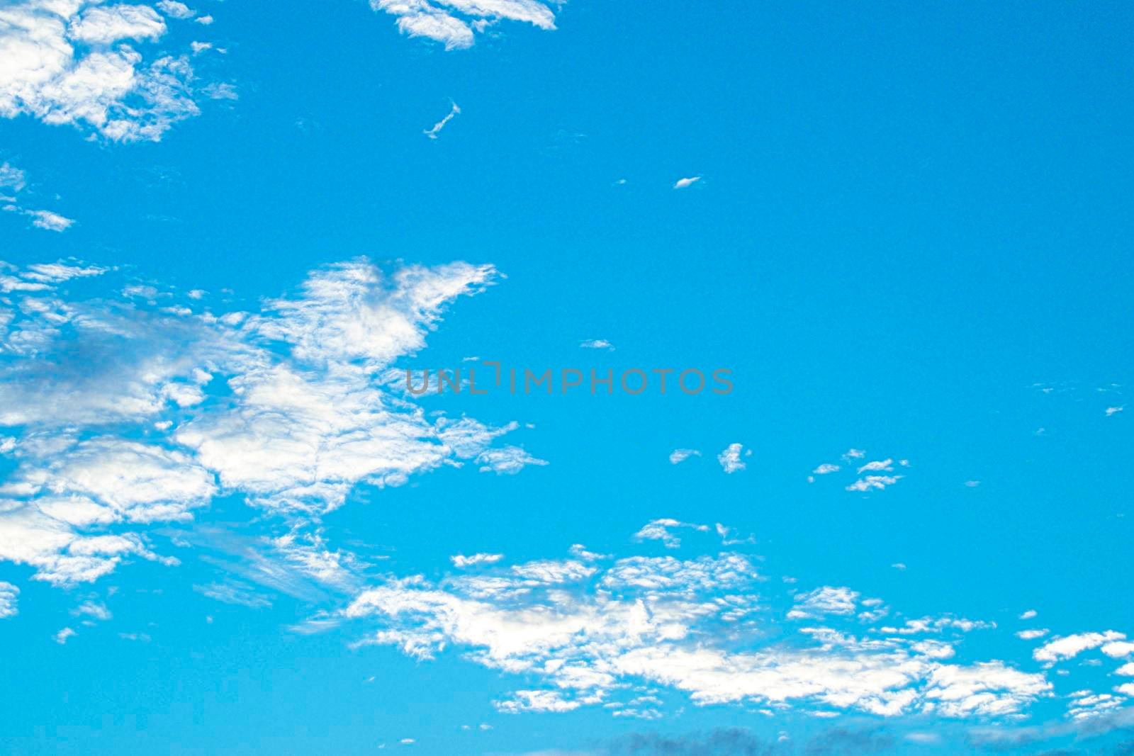 Cloud Muscle Cloud Cumulus Cirrus clouds against blue sky