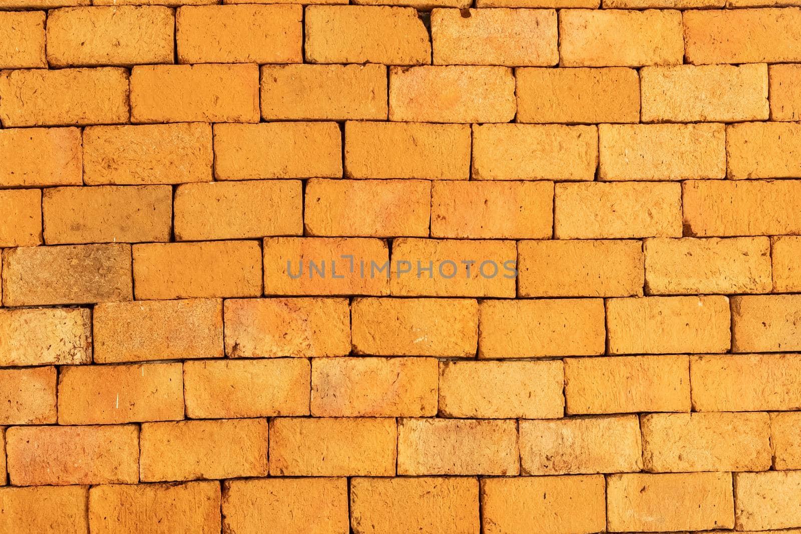 Seamless orange brick wall background. orange brick grunge wall background