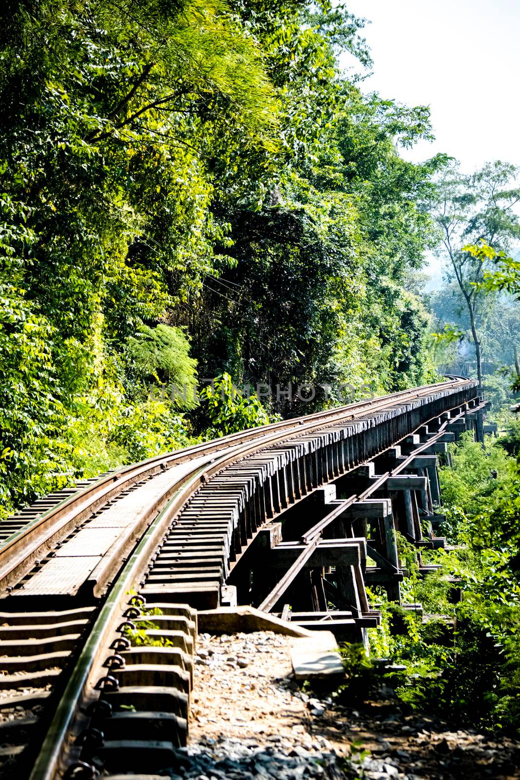 Thai-Burma Railway Death Railway.Line Railway World War 2 in Kanchanaburi Thailand