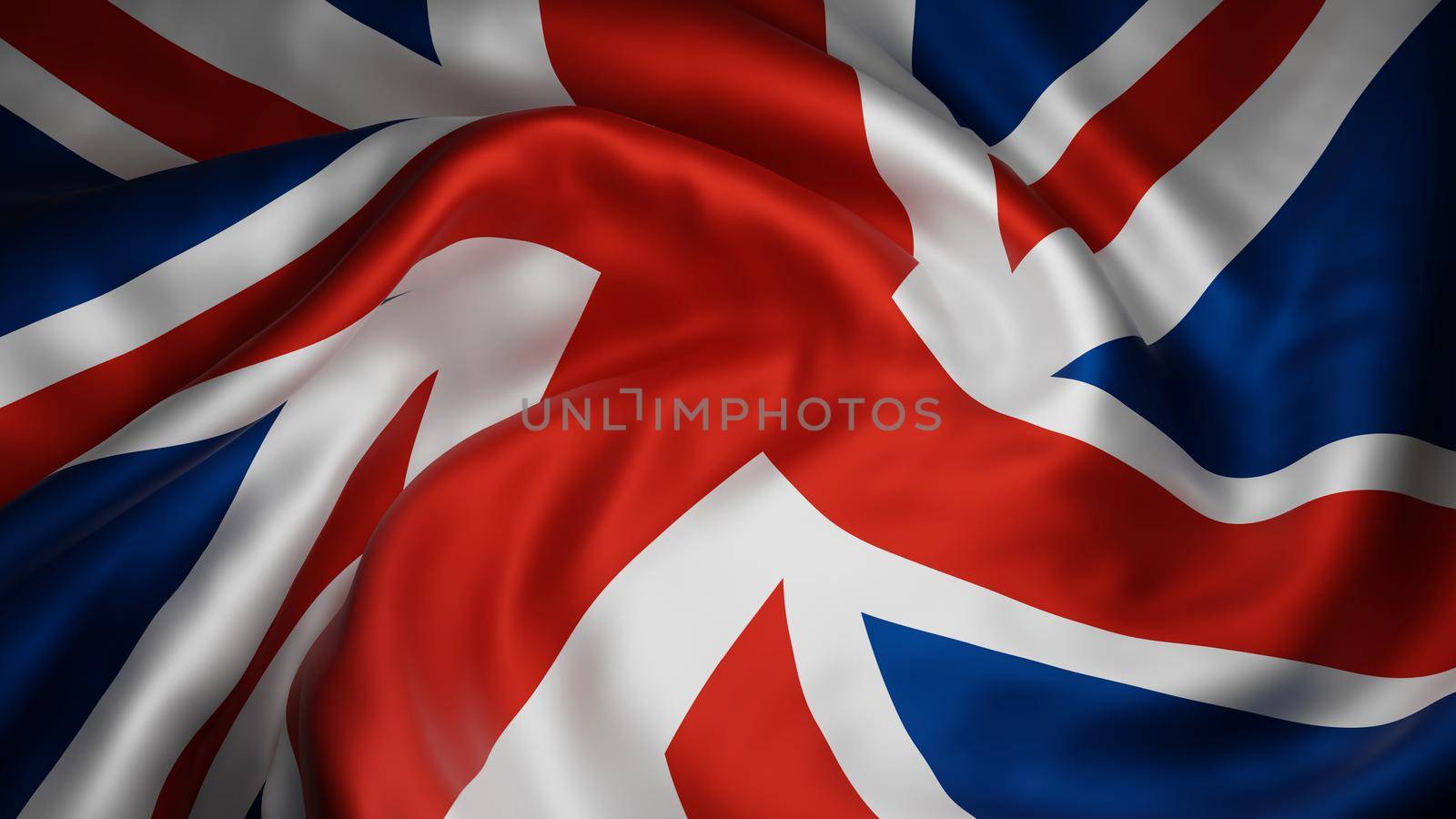 United kingdom flag background 3D render by Myimagine
