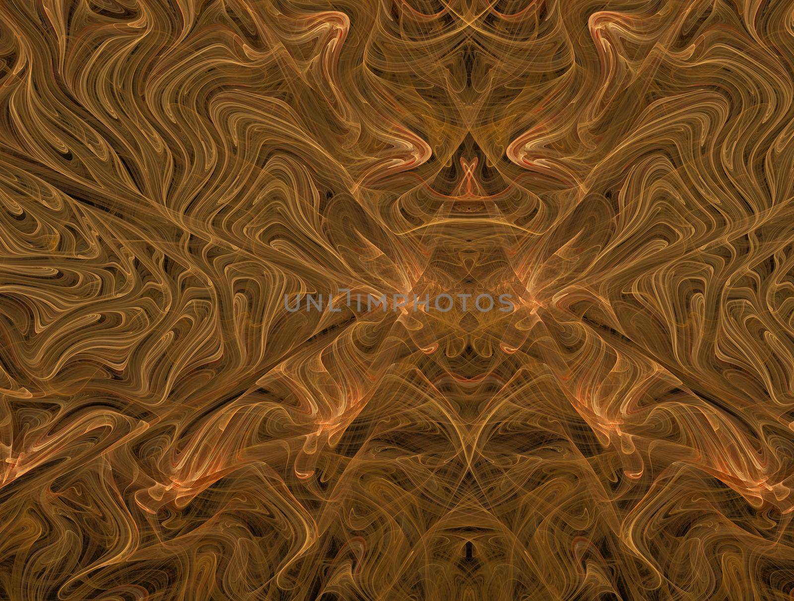Imaginatory lush fractal texture image abstract background