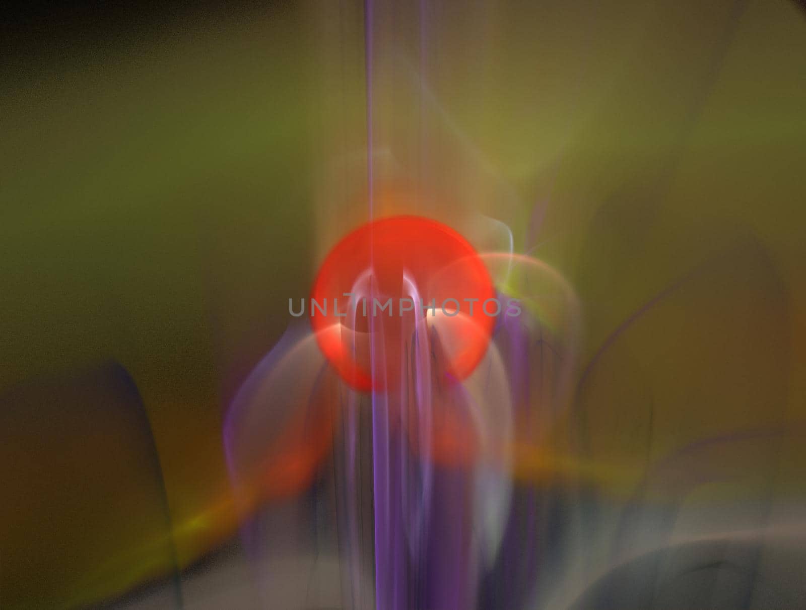 Imaginatory lush fractal texture image abstract background