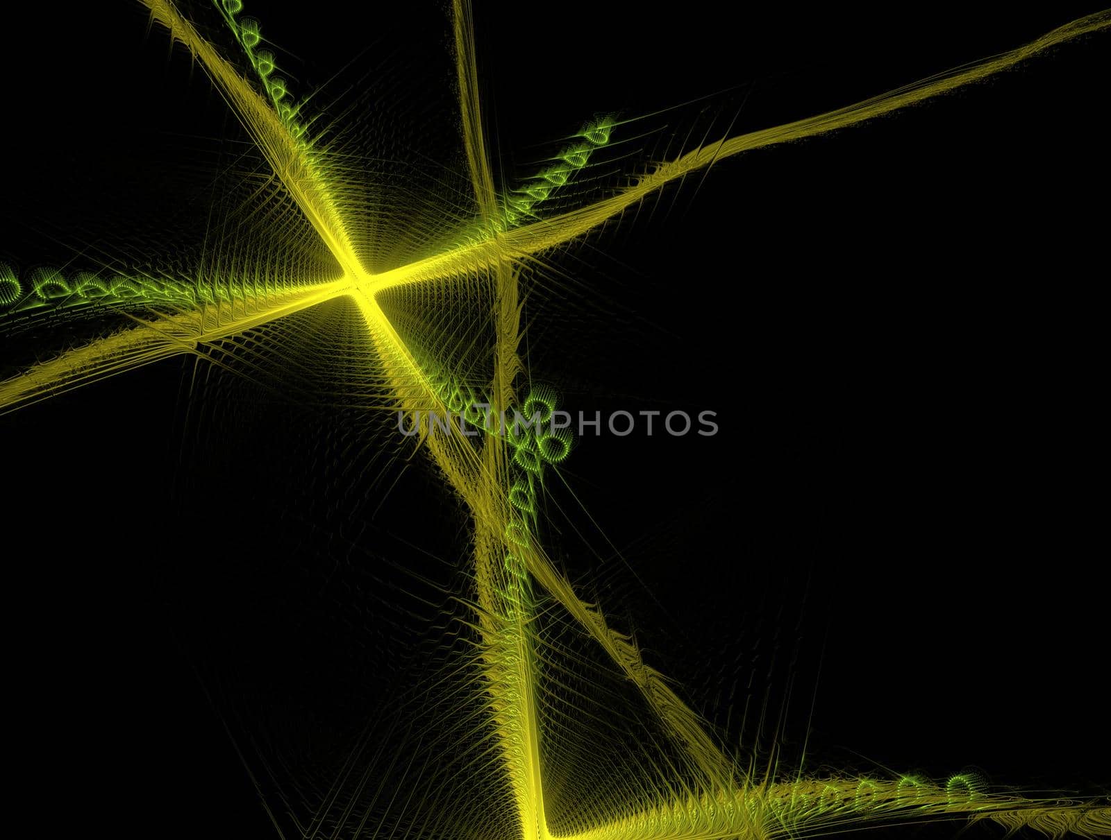 Imaginatory lush fractal texture image abstract background