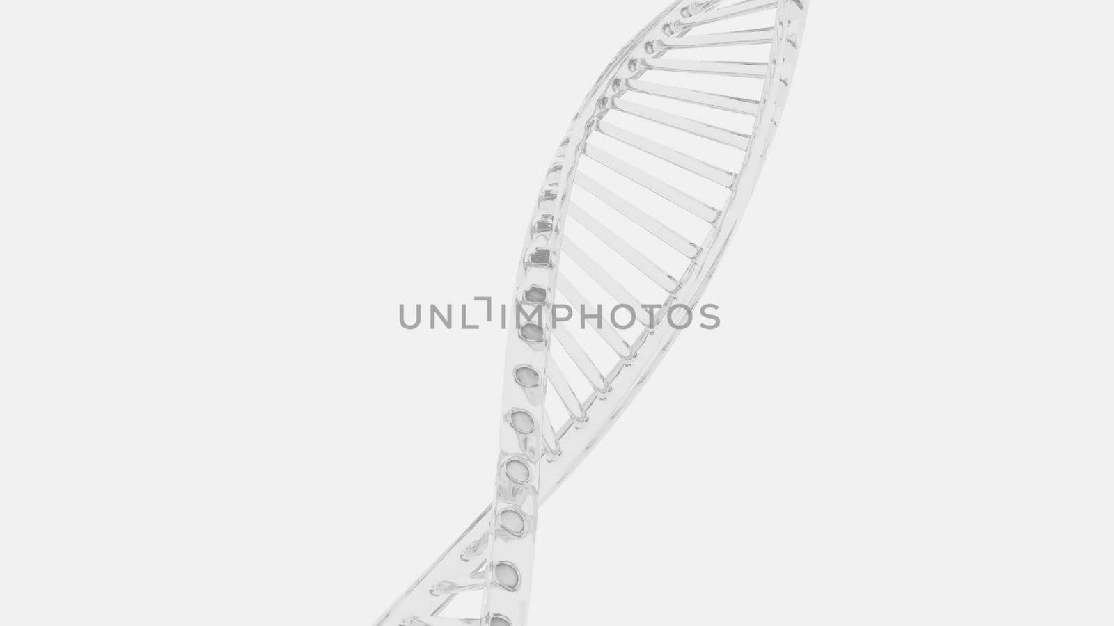 DNA medical background. Biotechnology helix gene. Glass element futuristic background. by DmytroRazinkov