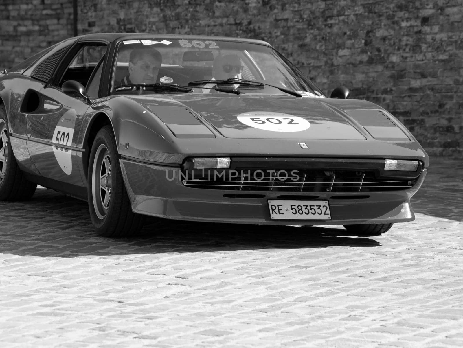 FERRARI TRIBUTE Ferrari 308 Gts IN an old racing car in rally Mille Miglia 2022 by massimocampanari