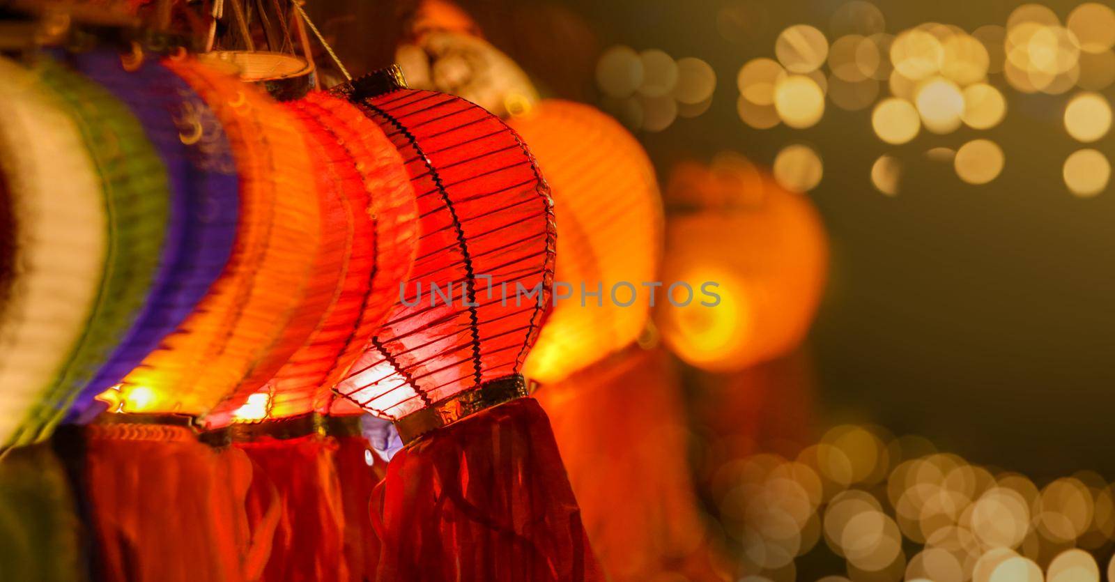 Chinese new year lanterns in china town area. by toa55