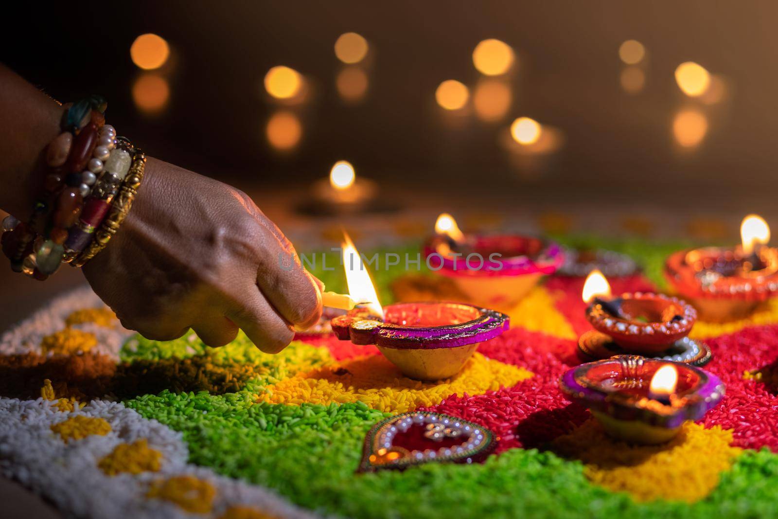 Diwali is a festival of lights celebrations by Hindus , Jains, Sikhs and some Buddhists by toa55