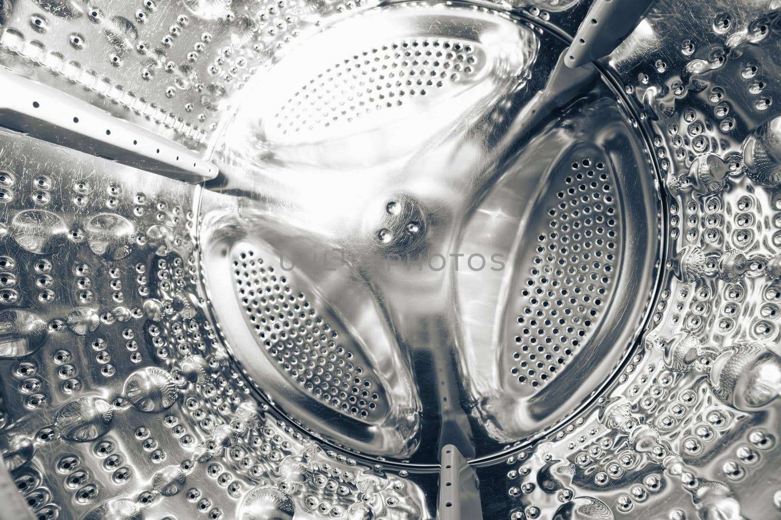 inside of a washing machine drum