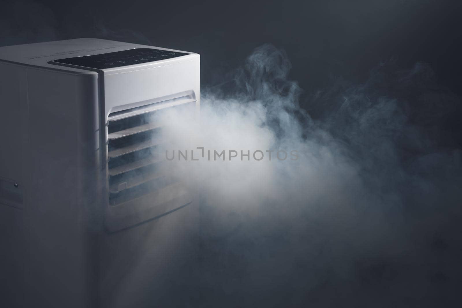 air filtration system removes smoke, close-up view to the air inlet louvers by nikkytok