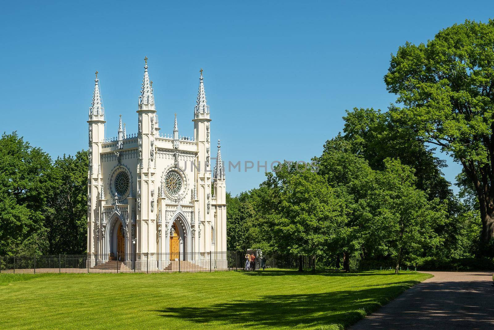 Gothic chapel in Alexandria park by OlgaGubskaya