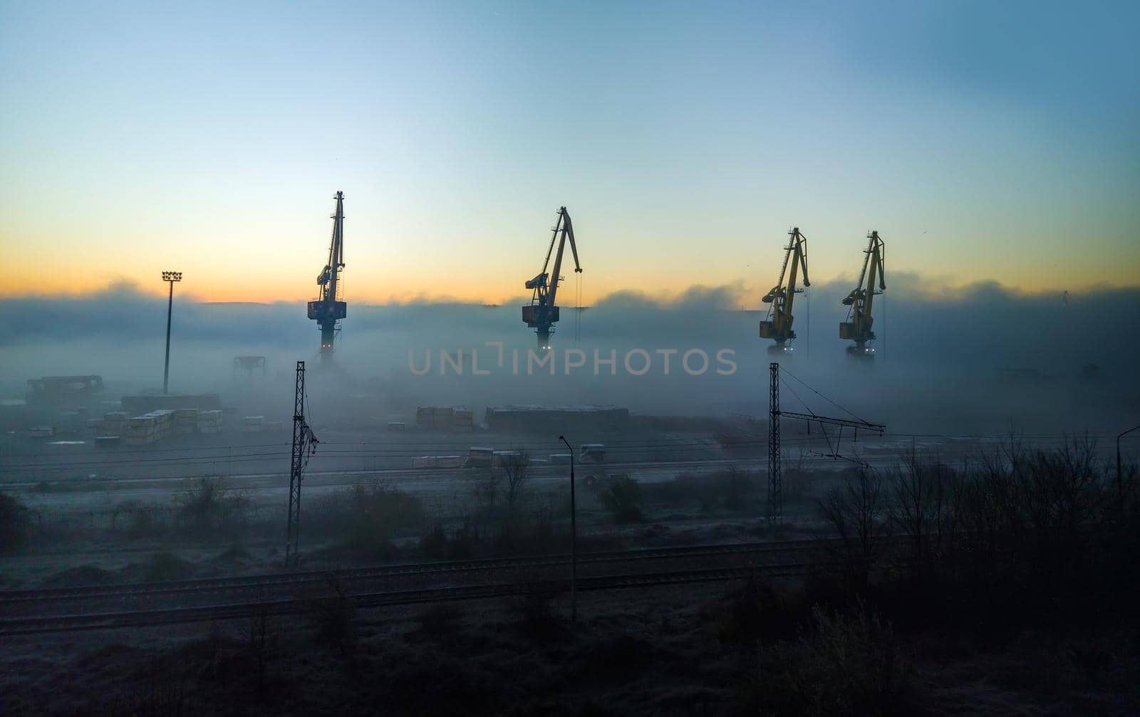 Port cranes by EdVal