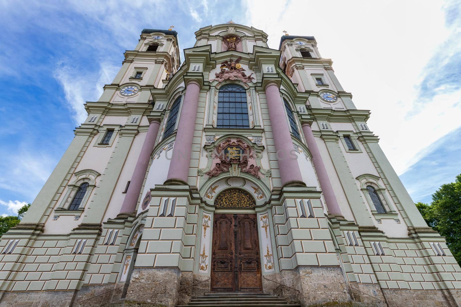 OTTOBEUREN, BAVARIA, GERMANY, JUNE 08, 2022: Basilica St. Alexander and St. Theodor in Ottobeuren by EdVal