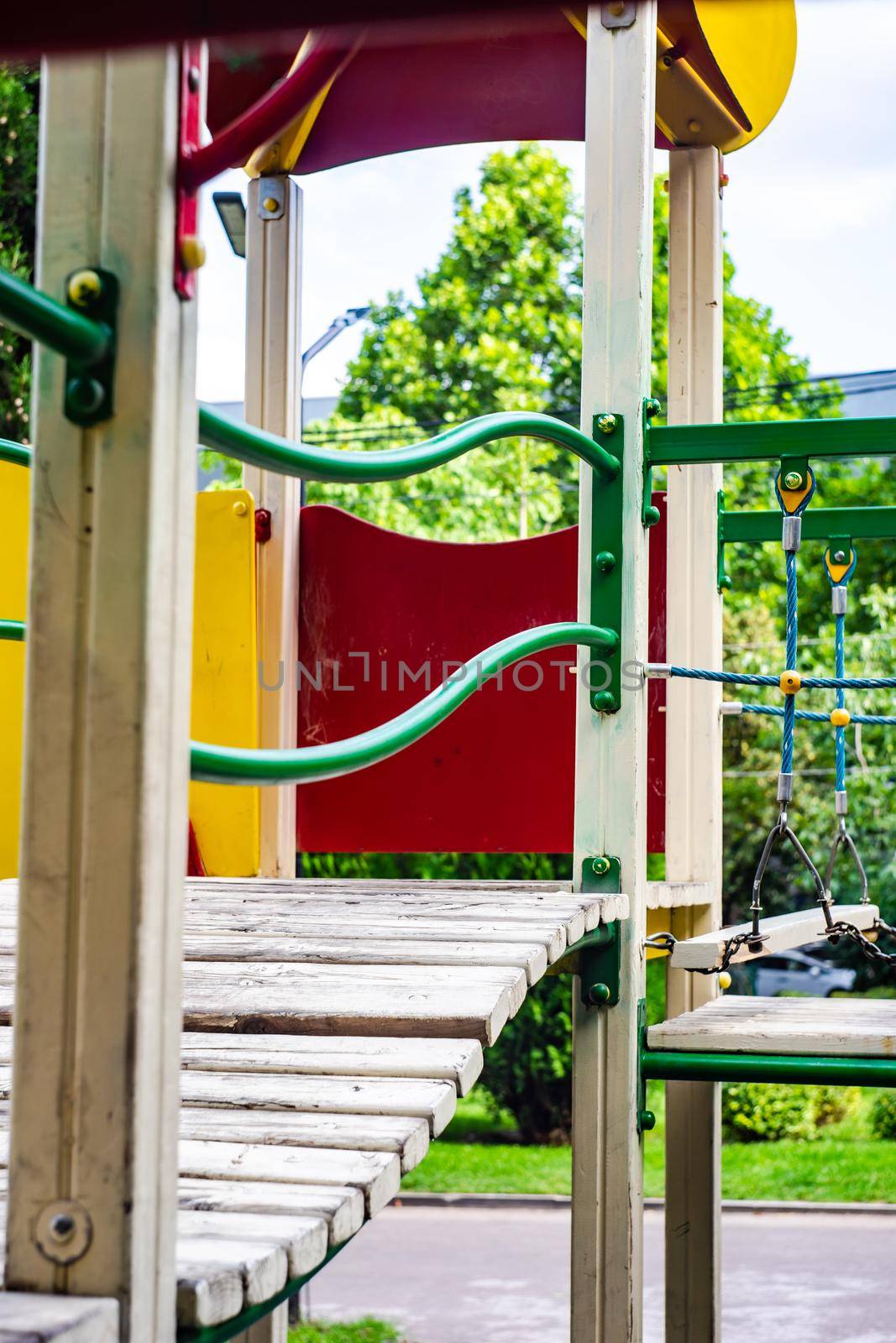 Outdoor playground for active children