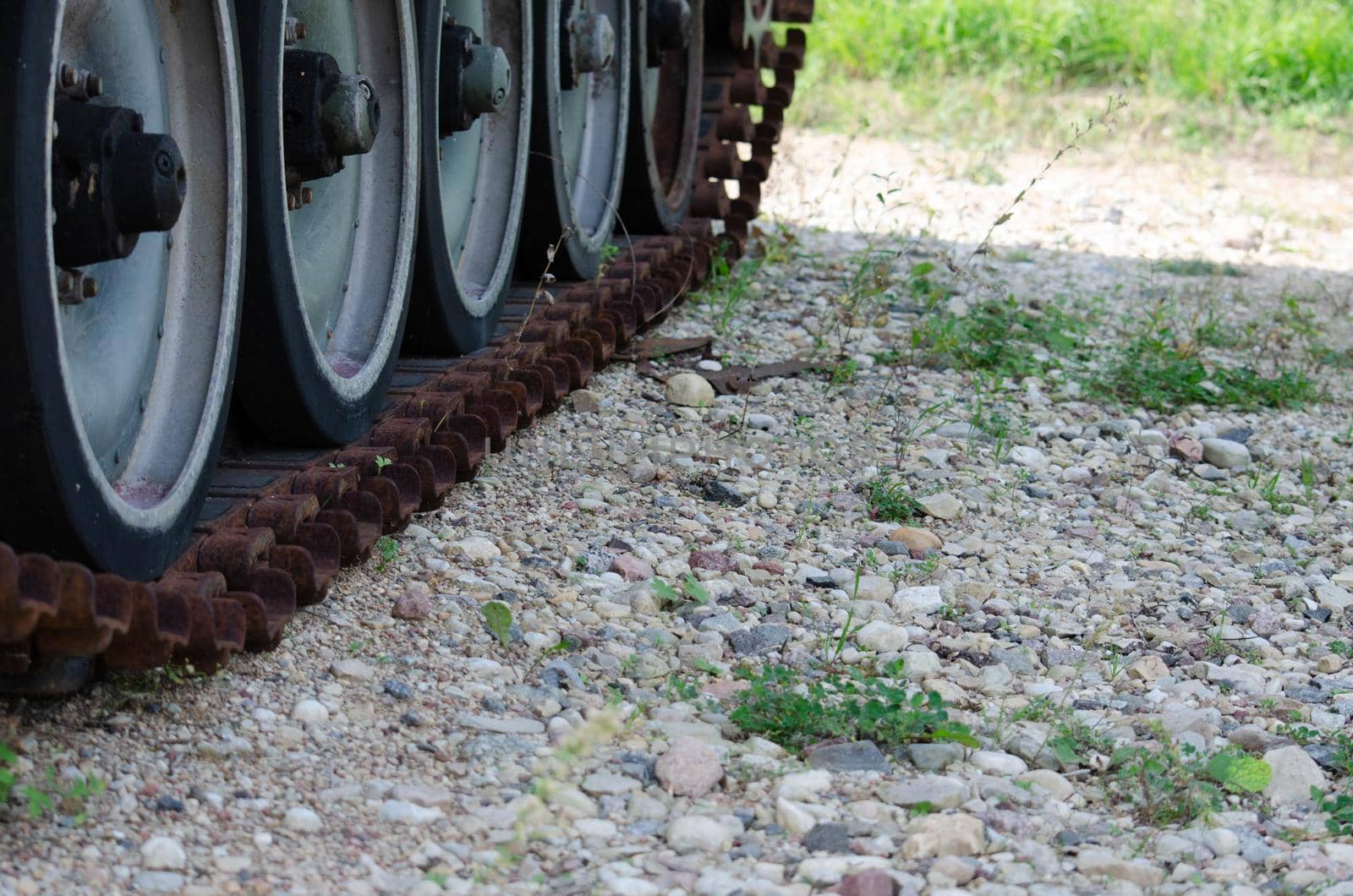 old abandoned armored vehicles of the second world war