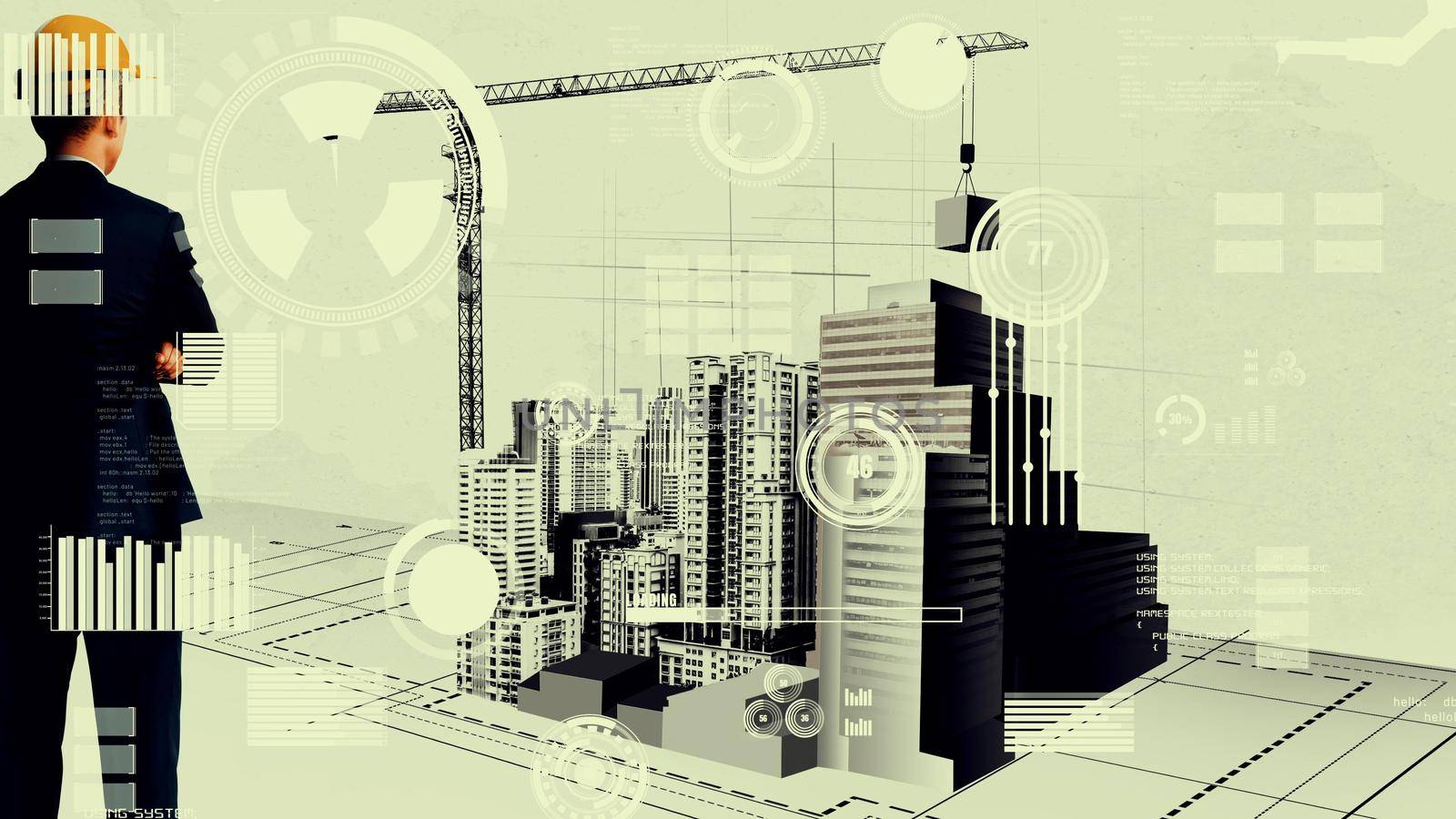 City civil planning and inventive real estate development by biancoblue