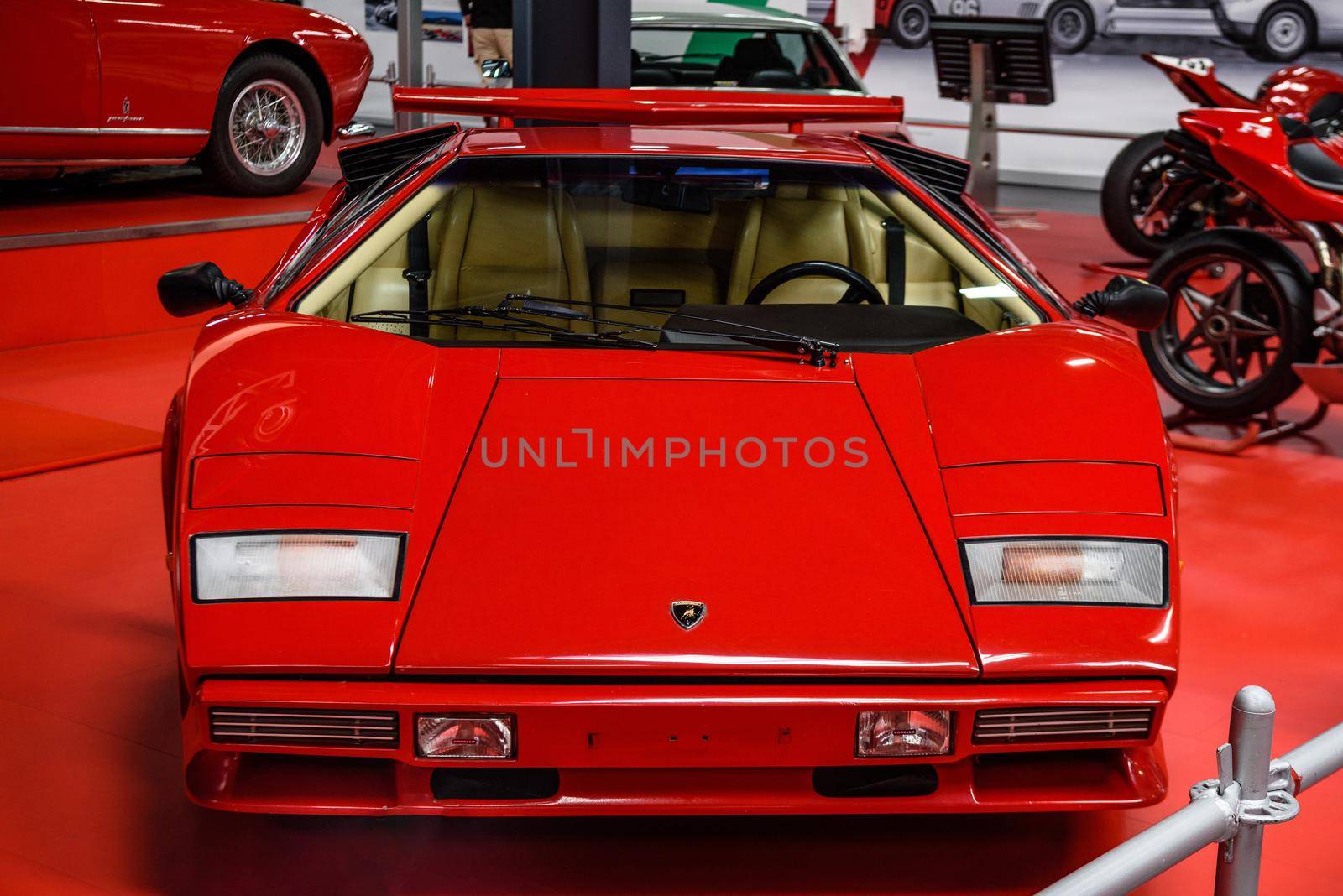 SINSHEIM, GERMANY - MAI 2022: red Lamborghini Countach LP 500 S by Eagle2308