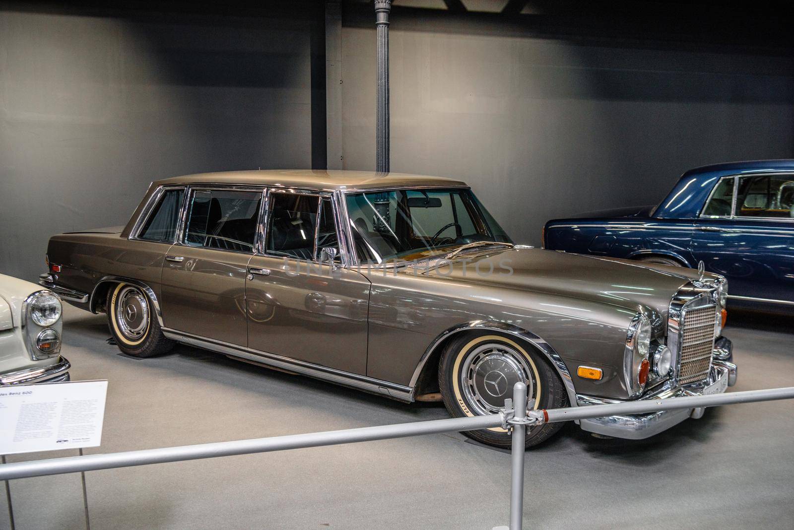 SINSHEIM, GERMANY - MAI 2022: gray Mercedes Benz 600 1972 by Eagle2308