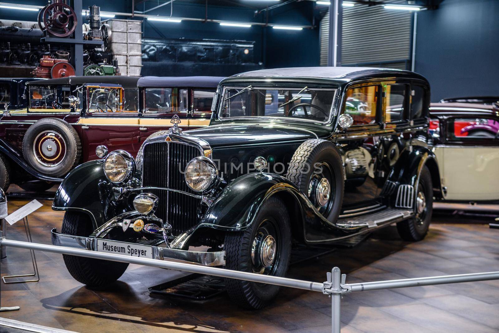 SINSHEIM, GERMANY - MAI 2022: black Maybach DSH 1934 130ps