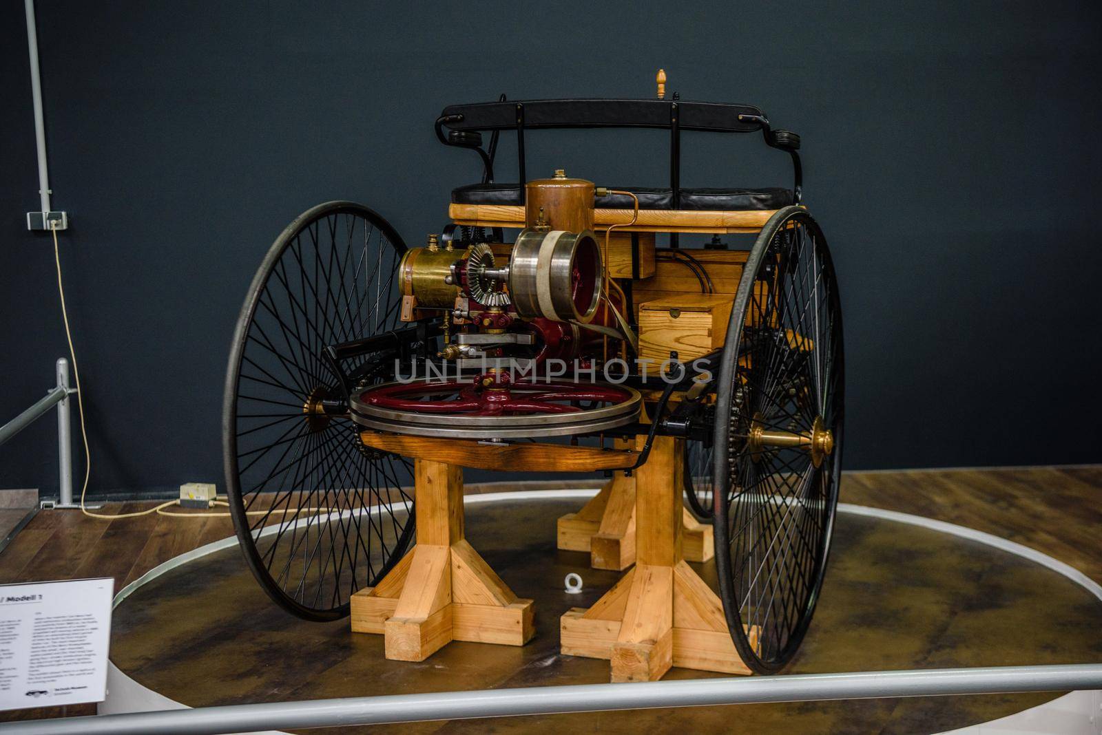 SINSHEIM, GERMANY - MAI 2022: Benz patent motor car Model 1 1886 by Eagle2308