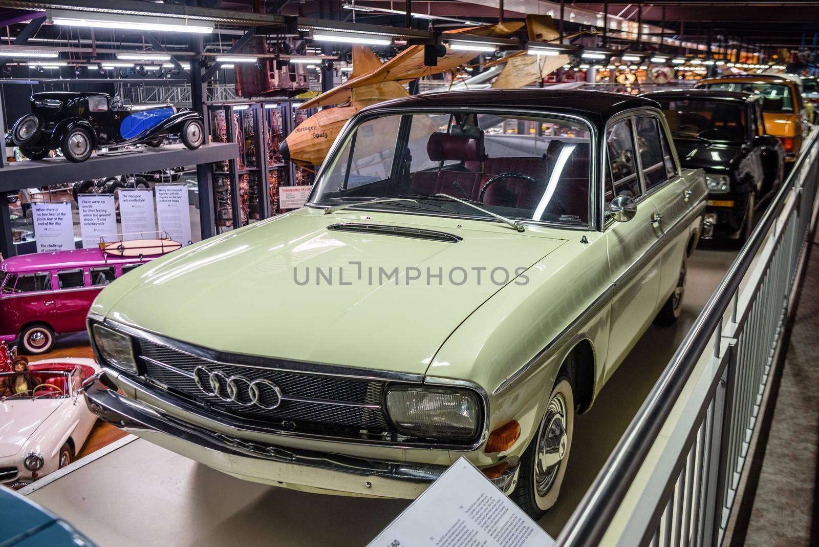 SINSHEIM, GERMANY - MAI 2022: white Audi 60 1968 55ps