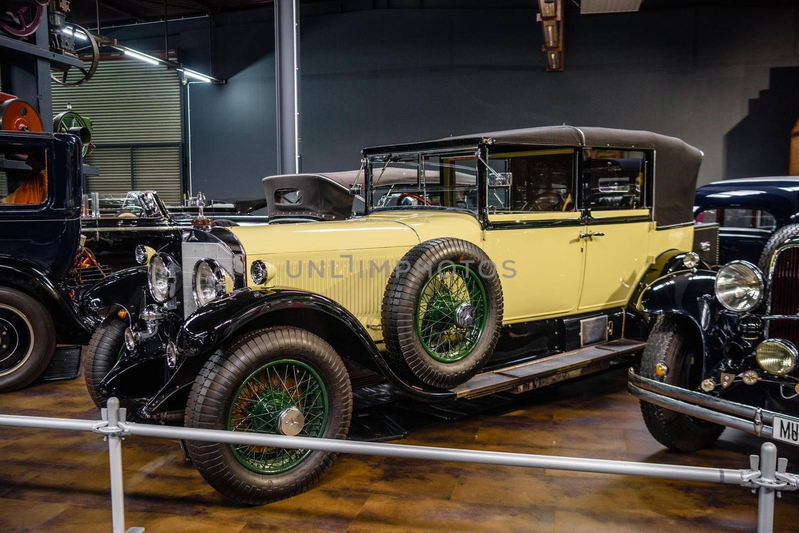 SINSHEIM, GERMANY - MAI 2022: beige Mercedes-Benz 630 1928 160ps