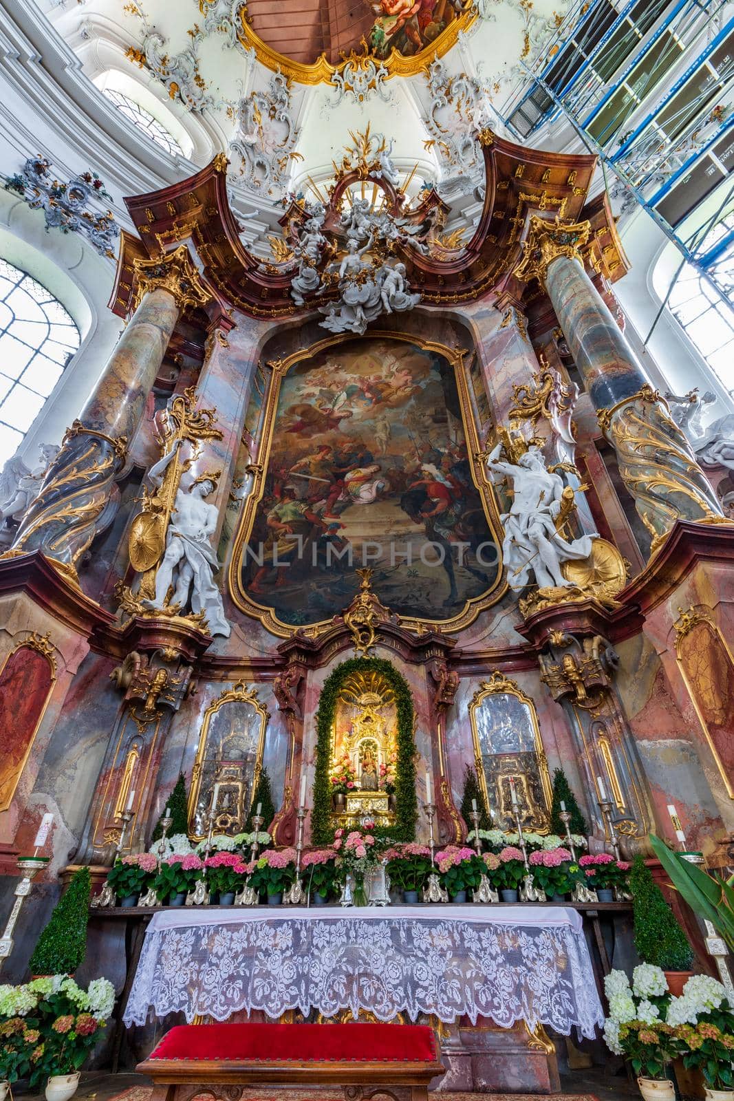 Interior of Basilica St. Alexander and St. Theodor by EdVal