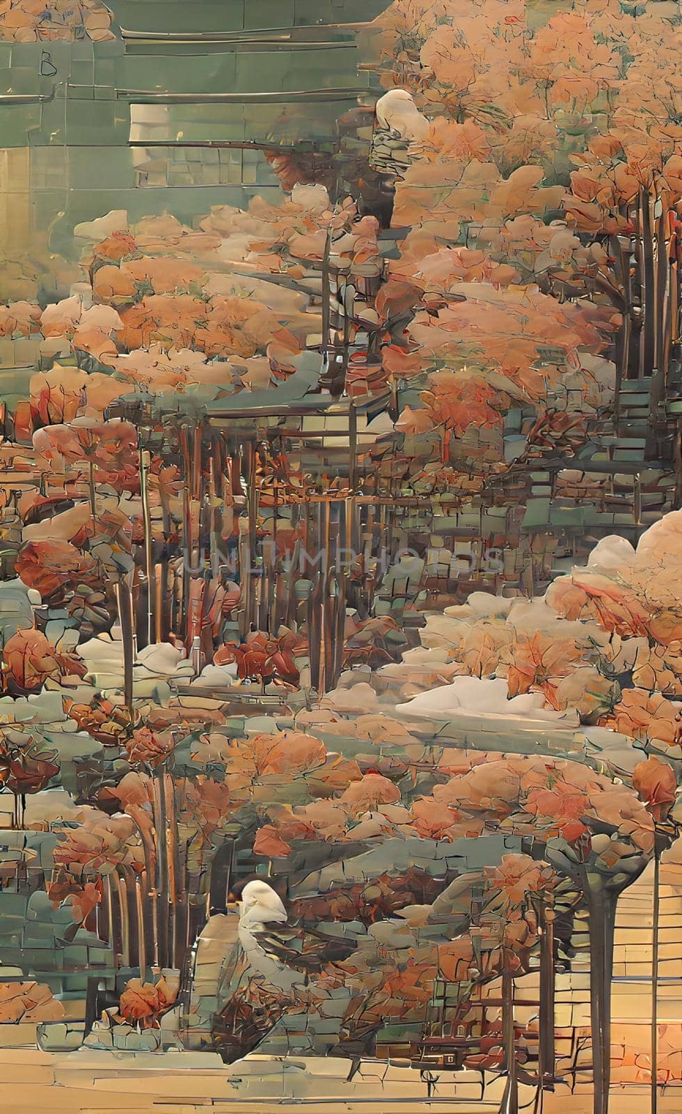 Autumn season and trees in nature by yilmazsavaskandag