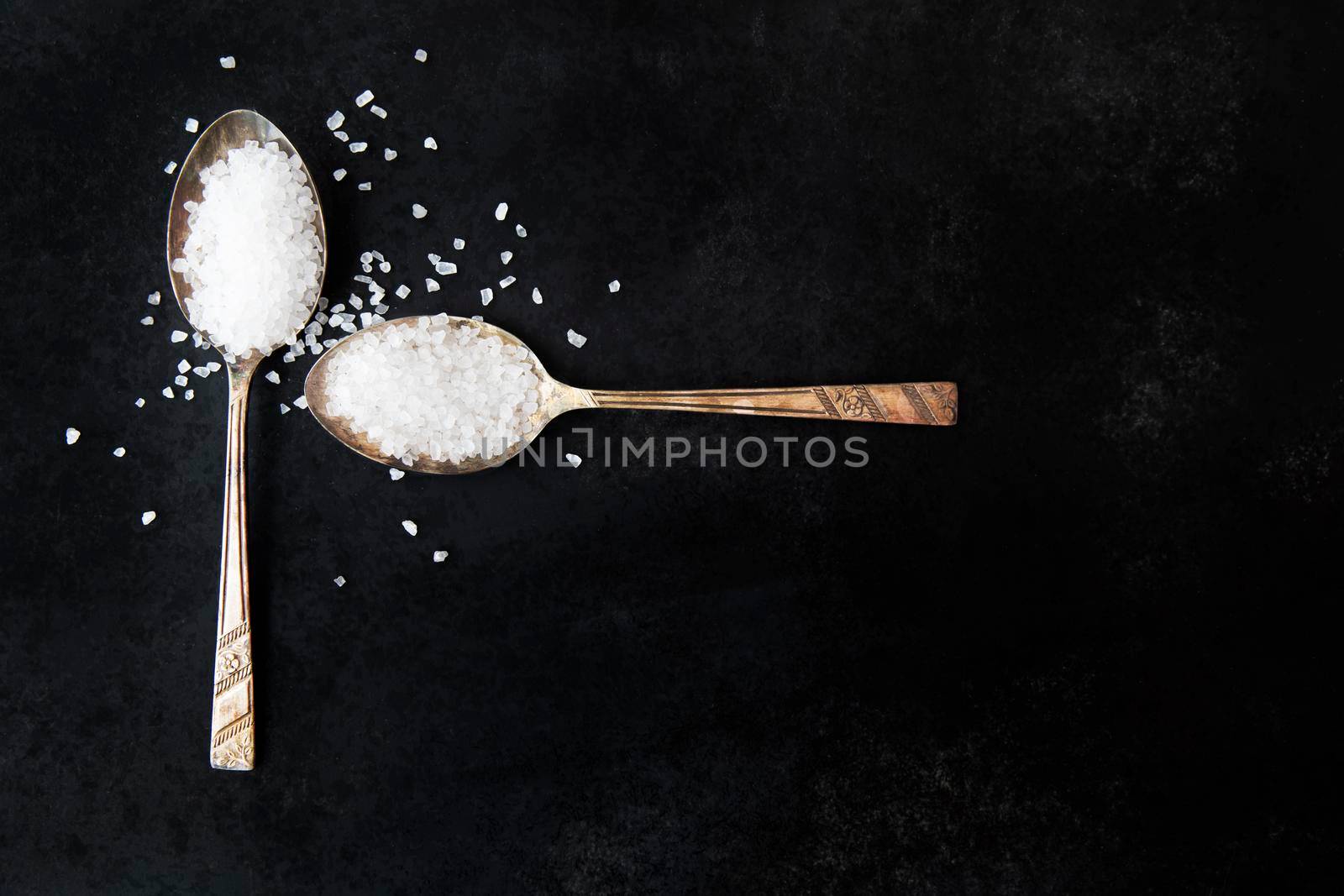 Salt Crystals in Spoons by charlotteLake